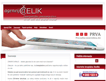 Tablet Screenshot of agencija-celik.si